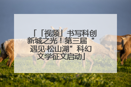 「视频」书写科创新城之光！第三届“遇见·松山湖”科幻文学征文启动
