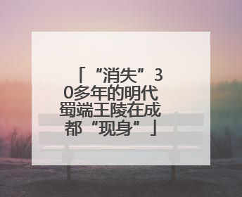 “消失”30多年的明代蜀端王陵在成都“现身”