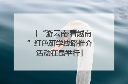 “游云南·看越南”红色研学线路推介活动在昆举行