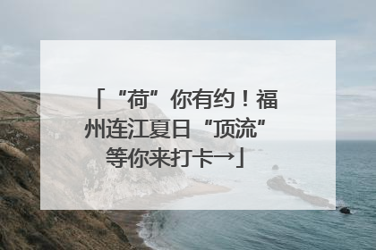 “荷”你有约！福州连江夏日“顶流”等你来打卡→