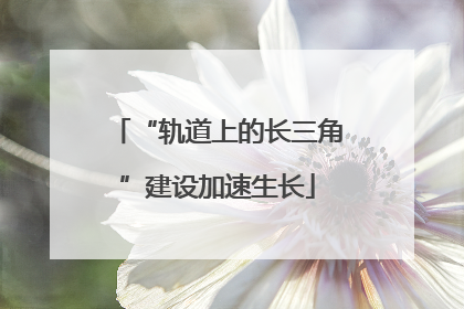 “轨道上的长三角”建设加速生长