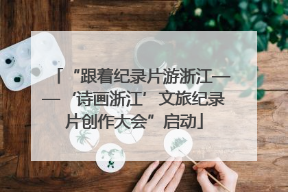 “跟着纪录片游浙江——‘诗画浙江’文旅纪录片创作大会”启动