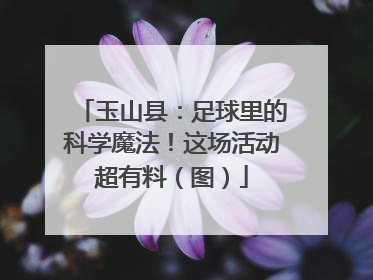 玉山县：足球里的科学魔法！这场活动超有料（图）