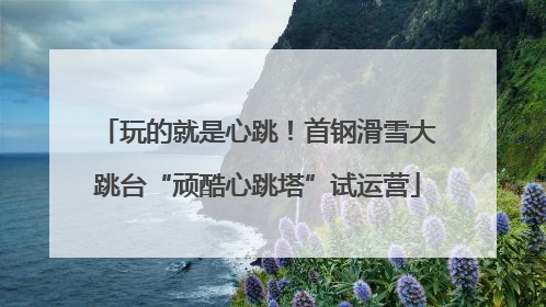 玩的就是心跳！首钢滑雪大跳台“顽酷心跳塔”试运营