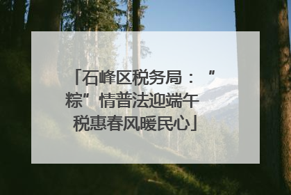 石峰区税务局：“粽”情普法迎端午 税惠春风暖民心