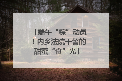 端午“粽”动员！内乡法院干警的甜蜜“食”光