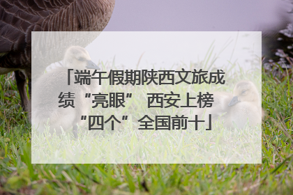 端午假期陕西文旅成绩“亮眼” 西安上榜“四个”全国前十