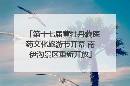 第十七届黄牡丹藏医药文化旅游节开幕 南伊沟景区重新开放