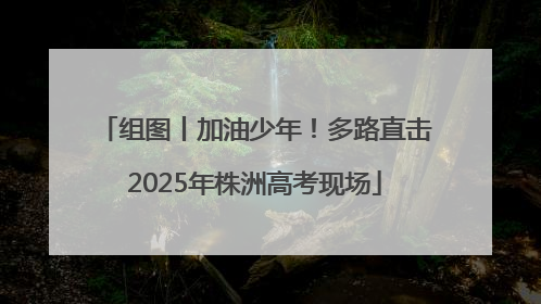组图丨加油少年！多路直击2025年株洲高考现场