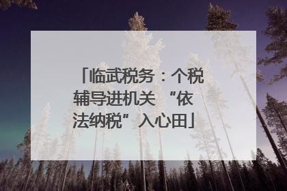临武税务：个税辅导进机关 “依法纳税”入心田