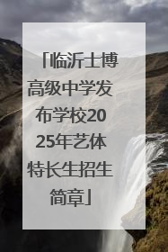 临沂士博高级中学发布学校2025年艺体特长生招生简章