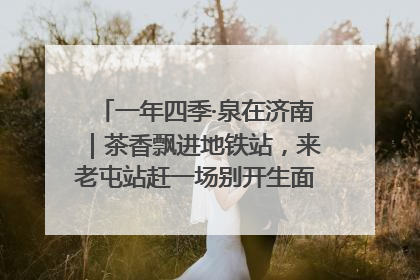 一年四季·泉在济南｜茶香飘进地铁站，来老屯站赶一场别开生面的“茶韵市集”！