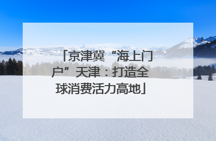 京津冀“海上门户”天津：打造全球消费活力高地