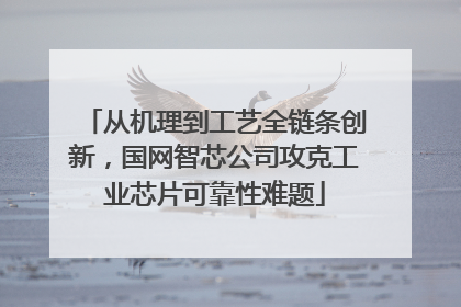 从机理到工艺全链条创新，国网智芯公司攻克工业芯片可靠性难题