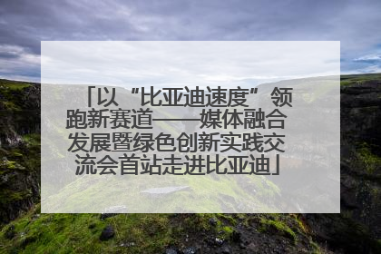 以“比亚迪速度”领跑新赛道——媒体融合发展暨绿色创新实践交流会首站走进比亚迪