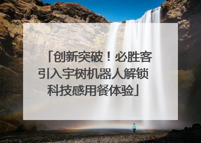 创新突破！必胜客引入宇树机器人解锁科技感用餐体验