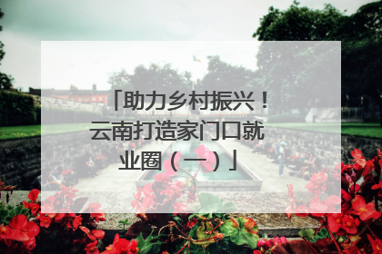 助力乡村振兴！云南打造家门口就业圈（一）