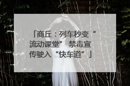 商丘：列车秒变“流动课堂” 禁毒宣传驶入“快车道”