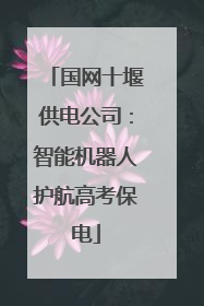 国网十堰供电公司：智能机器人护航高考保电