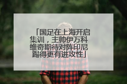 国足在上海开启集训，主帅伊万科维奇期待对阵印尼踢得更有进攻性
