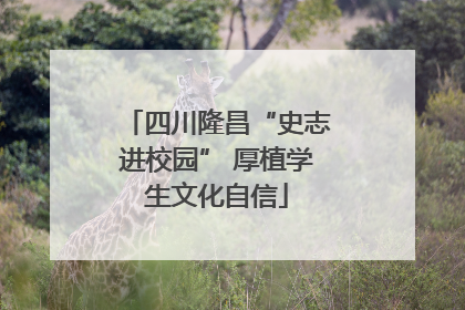 四川隆昌“史志进校园” 厚植学生文化自信