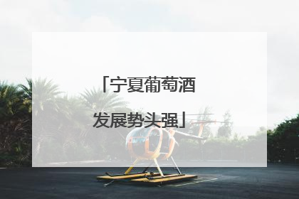 宁夏葡萄酒发展势头强