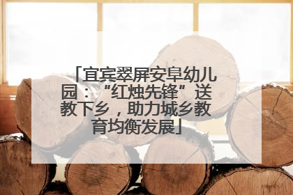 宜宾翠屏安阜幼儿园：“红烛先锋”送教下乡，助力城乡教育均衡发展