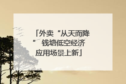 外卖“从天而降” 钱塘低空经济应用场景上新