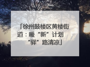 徐州鼓楼区黄楼街道：暖“新”计划 “驿”路清凉