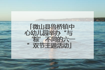 微山县鲁桥镇中心幼儿园举办“与‘粽’不同的六一”双节主题活动