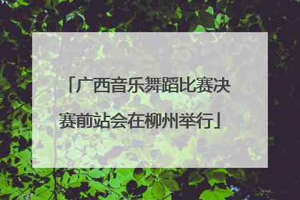 广西音乐舞蹈比赛决赛前站会在柳州举行