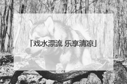 戏水漂流 乐享清凉