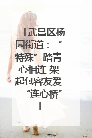 武昌区杨园街道：“特殊”踏青心相连 架起包容友爱“连心桥”