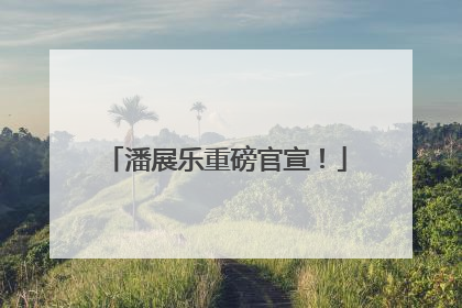 潘展乐重磅官宣！