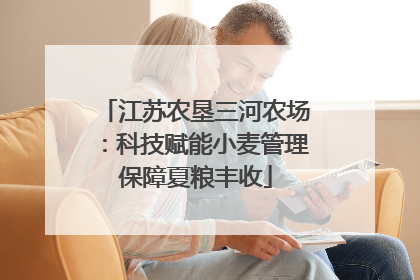 江苏农垦三河农场：科技赋能小麦管理保障夏粮丰收