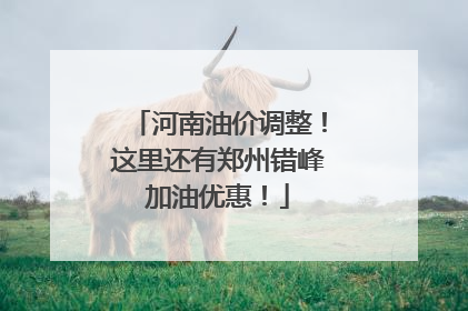河南油价调整！这里还有郑州错峰加油优惠！