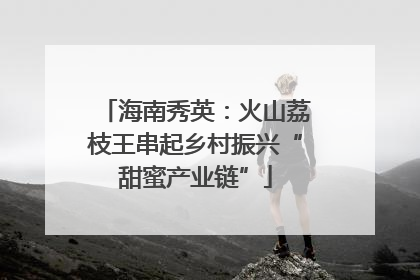 海南秀英：火山荔枝王串起乡村振兴“甜蜜产业链”
