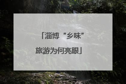 淄博“乡味”旅游为何亮眼