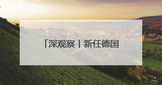 深观察丨新任德国总理首次访美后 传递出何种信号
