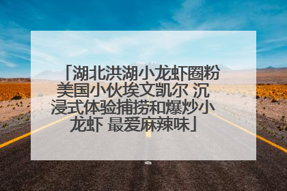 湖北洪湖小龙虾圈粉美国小伙埃文凯尔 沉浸式体验捕捞和爆炒小龙虾 最爱麻辣味