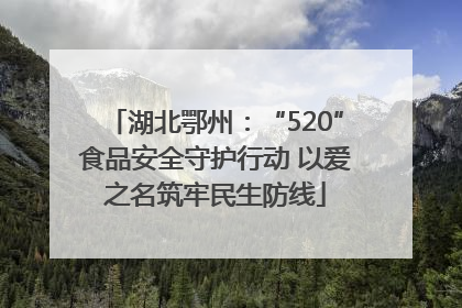 湖北鄂州：“520”食品安全守护行动 以爱之名筑牢民生防线