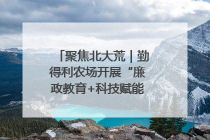 聚焦北大荒｜勤得利农场开展“廉政教育+科技赋能”主题党日活动