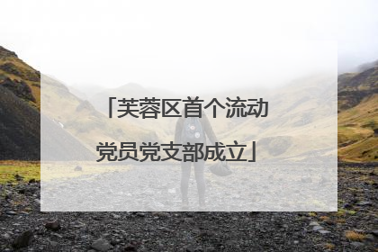 芙蓉区首个流动党员党支部成立