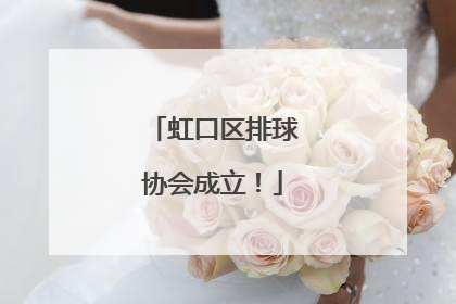 虹口区排球协会成立！