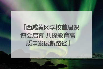 西咸黄冈学校首届课博会启幕 共探教育高质量发展新路径