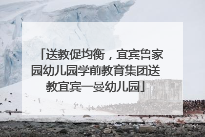 送教促均衡，宜宾鲁家园幼儿园学前教育集团送教宜宾一曼幼儿园