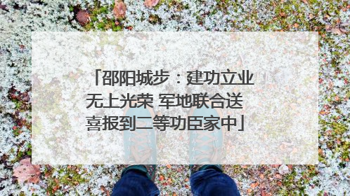 邵阳城步：建功立业无上光荣 军地联合送喜报到二等功臣家中