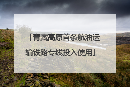 青藏高原首条航油运输铁路专线投入使用