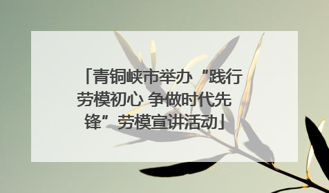 青铜峡市举办“践行劳模初心 争做时代先锋”劳模宣讲活动