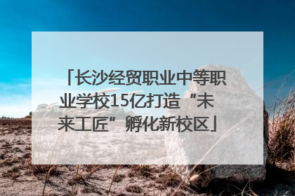 长沙经贸职业中等职业学校15亿打造“未来工匠”孵化新校区